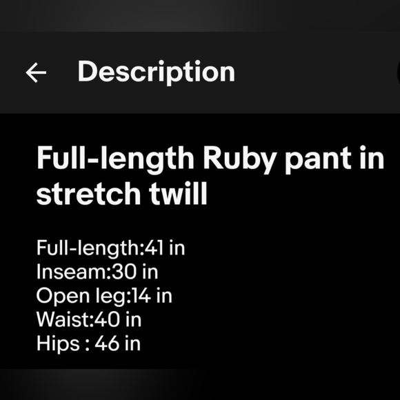 J.Crew Factory Full-length Ruby pant in stretch twill size 18 - Picture 7 of 7